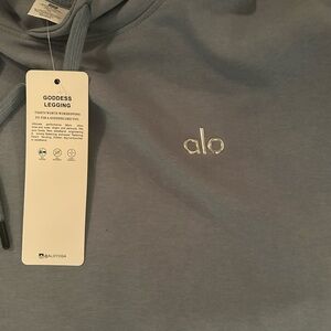 ALO Yoga Slate Blue Hoodie